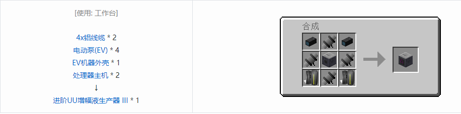 我的世界格雷科技5单方块机器合成表大全
