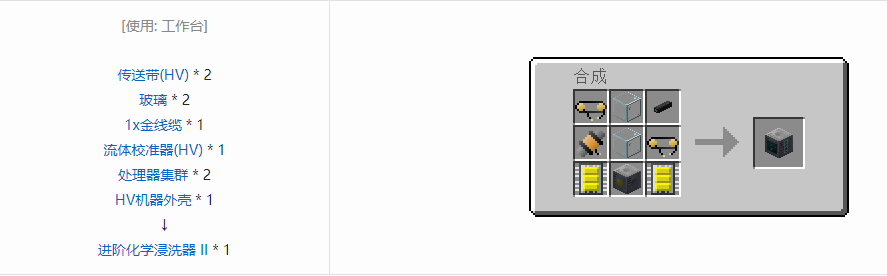 我的世界格雷科技5单方块机器合成表大全
