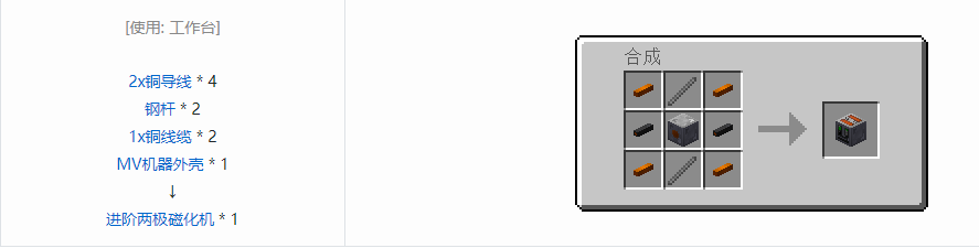 我的世界格雷科技5单方块机器合成表大全