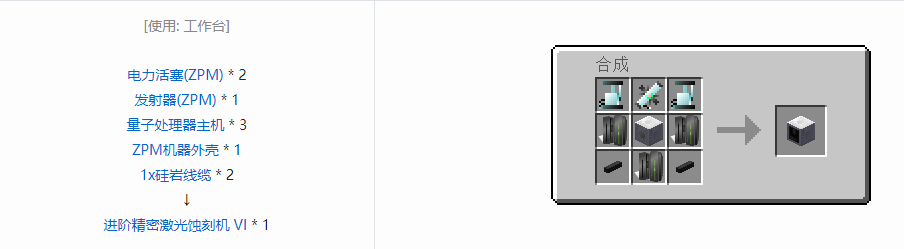 我的世界格雷科技5单方块机器合成表大全