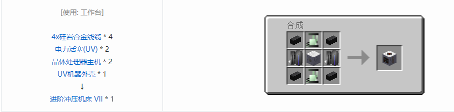 我的世界格雷科技5单方块机器合成表大全