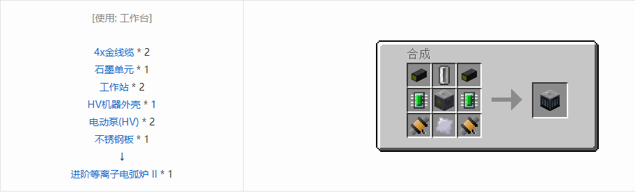 我的世界格雷科技5单方块机器合成表大全
