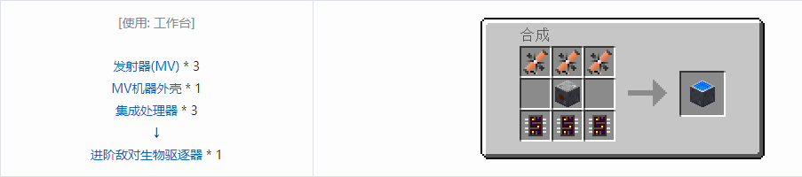 我的世界格雷科技5单方块机器合成表大全