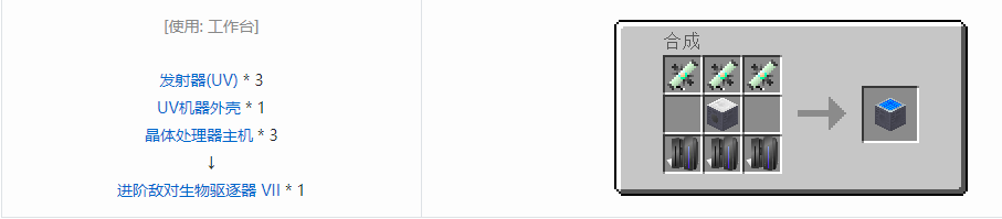 我的世界格雷科技5单方块机器合成表大全