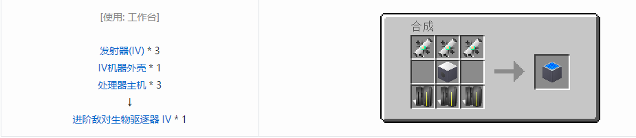 我的世界格雷科技5单方块机器合成表大全