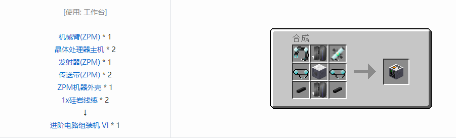 我的世界格雷科技5单方块机器合成表大全