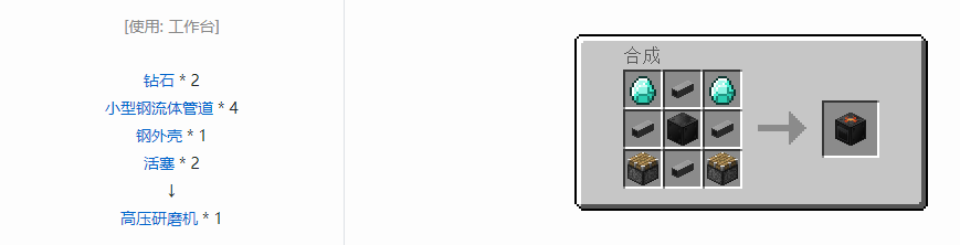 我的世界格雷科技5单方块机器合成表大全