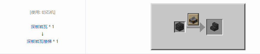 我的世界深板岩瓦楼梯怎么做