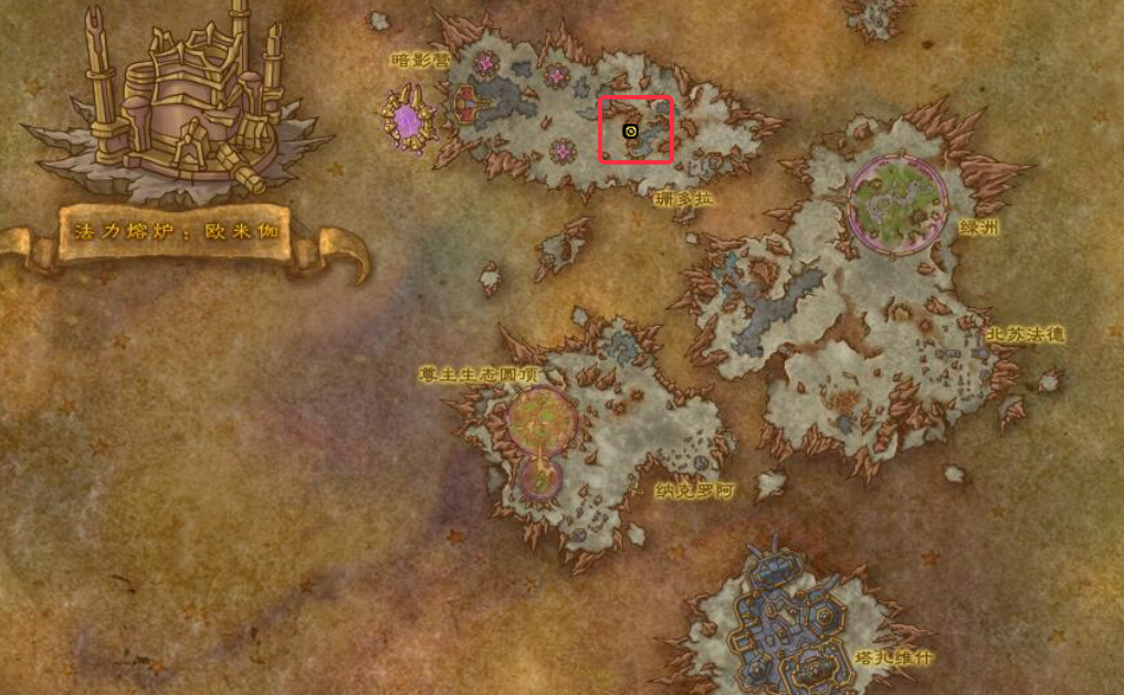 魔兽世界沙蚀宝匣位置坐标