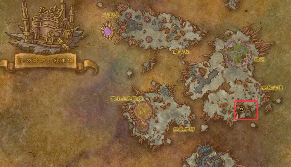 魔兽世界碎裂的水晶位置坐标