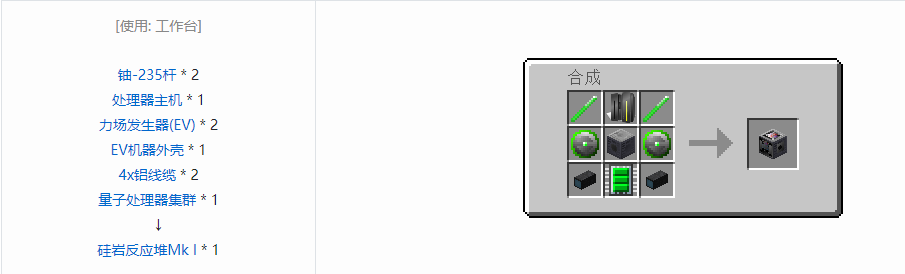 我的世界格雷科技5产能设备合成表大全