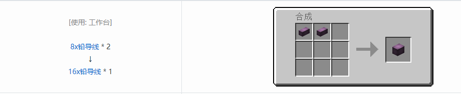 我的世界格雷科技5 16x导线合成表大全