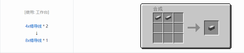 我的世界格雷科技5 8x导线合成表大全