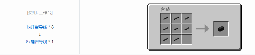 我的世界格雷科技5 8x导线合成表大全