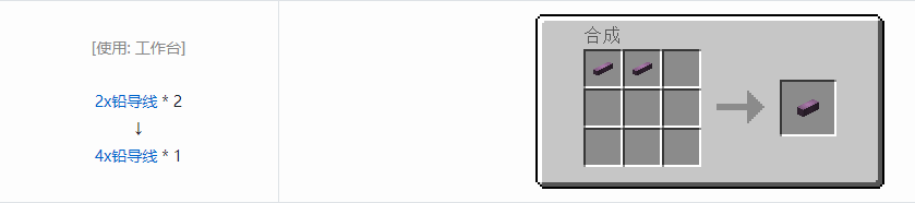 我的世界格雷科技5 4x导线合成表大全