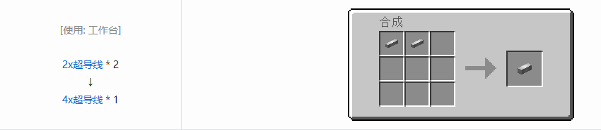 我的世界格雷科技5 4x导线合成表大全