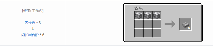 我的世界闪长岩台阶怎么做