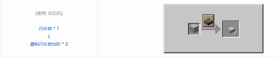 我的世界磨制闪长岩台阶怎么做