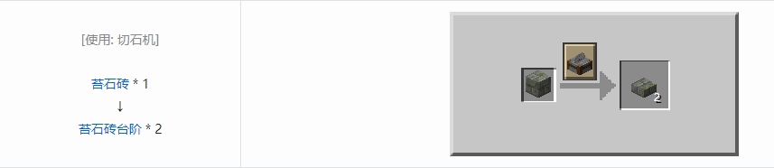 我的世界苔石砖台阶怎么做