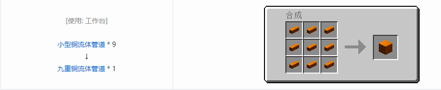 我的世界格雷科技5流体管道合成表大全