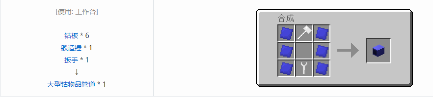 我的世界格雷科技5物品管道合成表大全