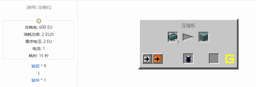 我的世界格雷科技5块合成表大全