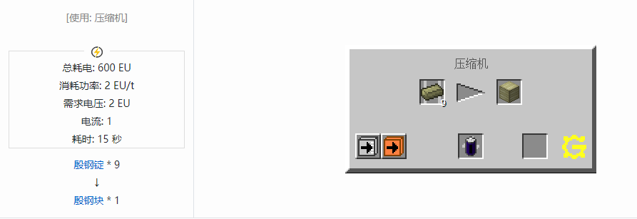 我的世界格雷科技5块合成表大全