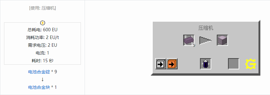 我的世界格雷科技5块合成表大全