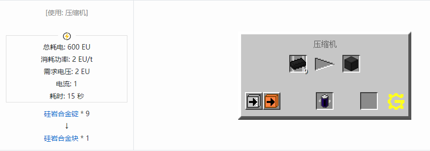 我的世界格雷科技5块合成表大全
