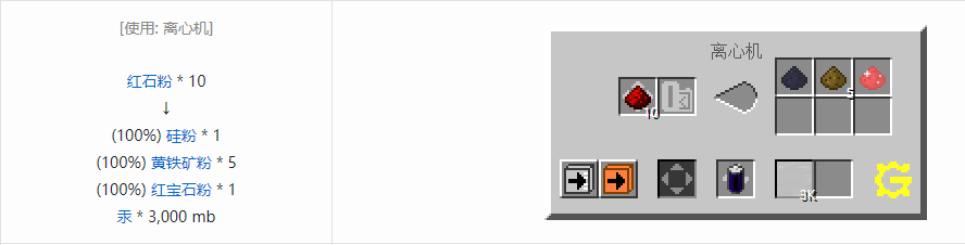 我的世界格雷科技5粉合成表大全