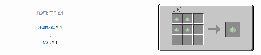 我的世界格雷科技5粉合成表大全