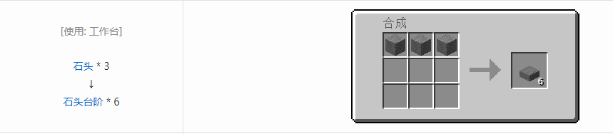 我的世界石头台阶怎么做