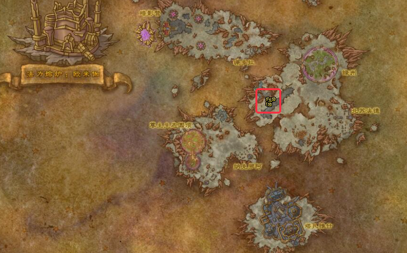 魔兽世界凝望之目伊希瑟尔位置坐标