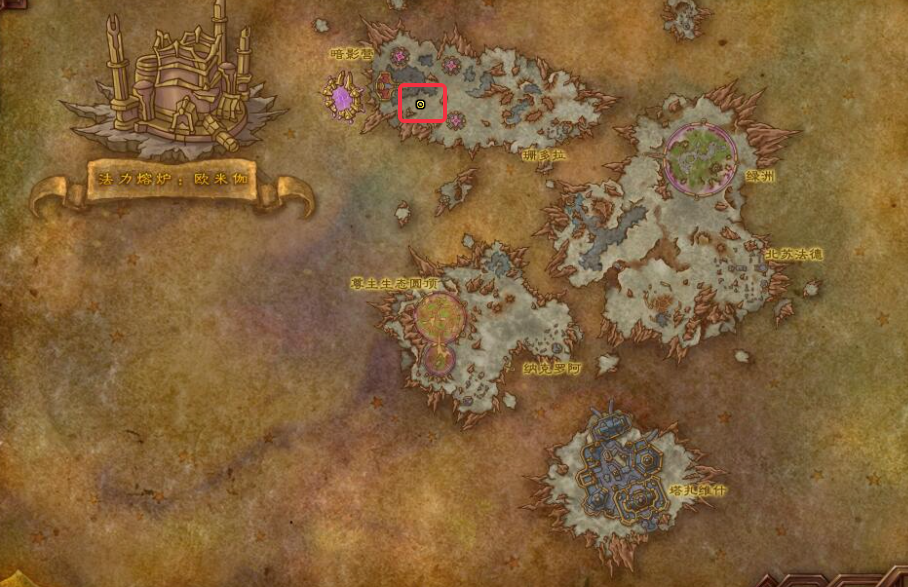 魔兽世界MKV原型机位置坐标