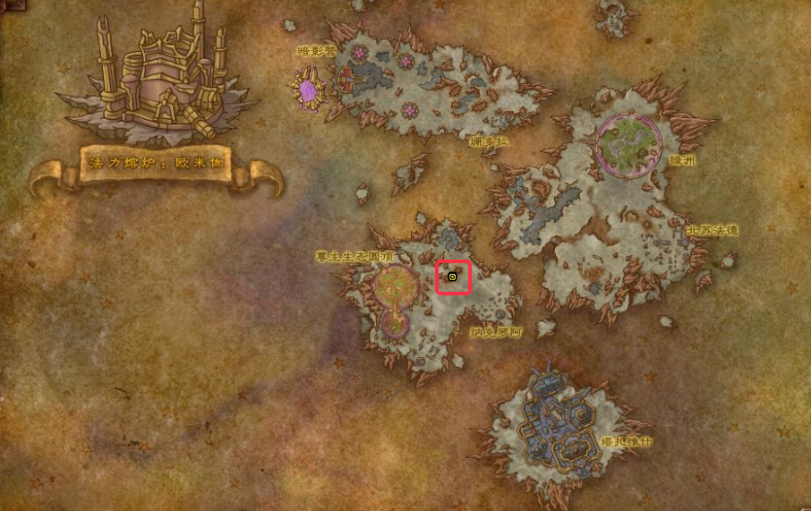 魔兽世界沙海之喉位置坐标