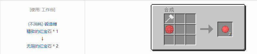 我的世界格雷科技5宝石合成表大全