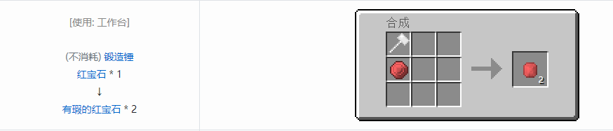 我的世界格雷科技5宝石合成表大全