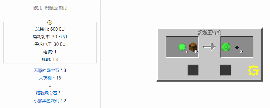 我的世界格雷科技5宝石合成表大全