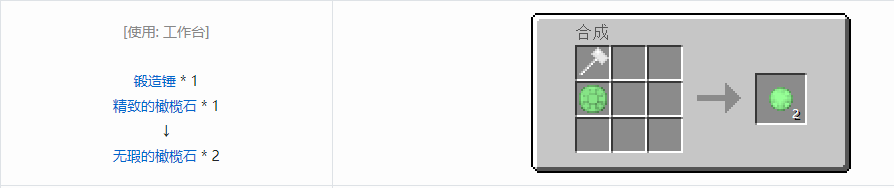 我的世界格雷科技5宝石合成表大全