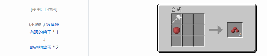 我的世界格雷科技5宝石合成表大全