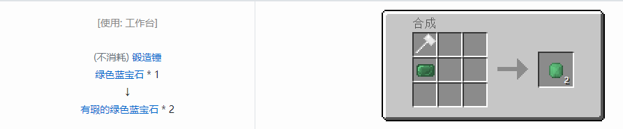 我的世界格雷科技5宝石合成表大全