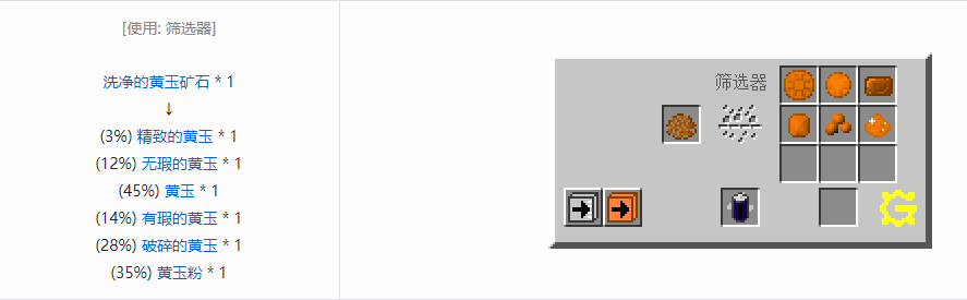 我的世界格雷科技5宝石合成表大全