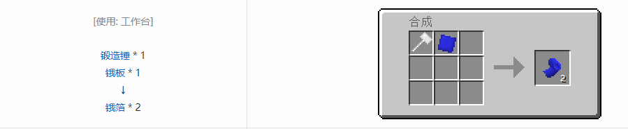 我的世界格雷科技5零碎材料合成表大全