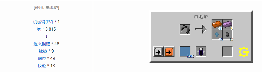 我的世界格雷科技5零碎材料合成表大全