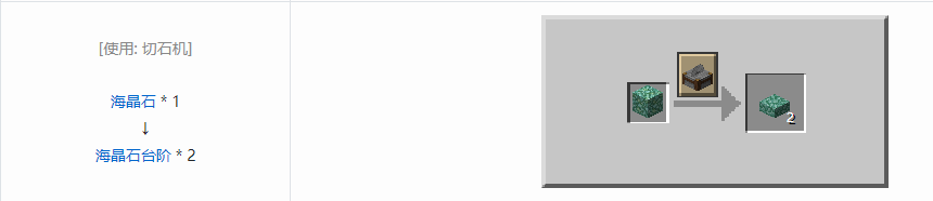 我的世界海晶石台阶怎么做