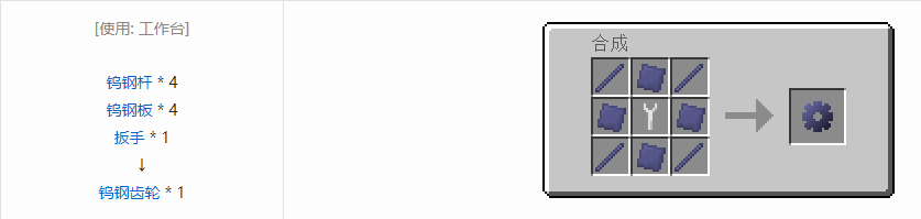 我的世界格雷科技5零碎材料合成表大全