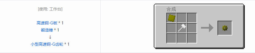 我的世界格雷科技5零碎材料合成表大全
