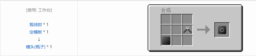 我的世界格雷科技5模具和模头合成表大全