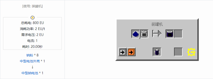 我的世界格雷科技5电池合成表大全