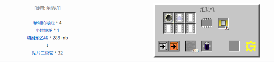 我的世界格雷科技5电路元件合成表大全